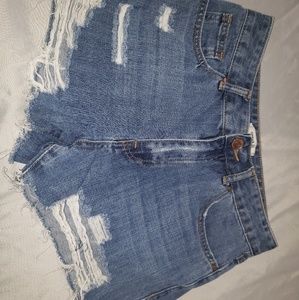 Forever 21 High Waist Denim Shorts Rare